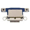 Connecteur de port de charge pour iPhone 16 / 16 Plus (bleu)